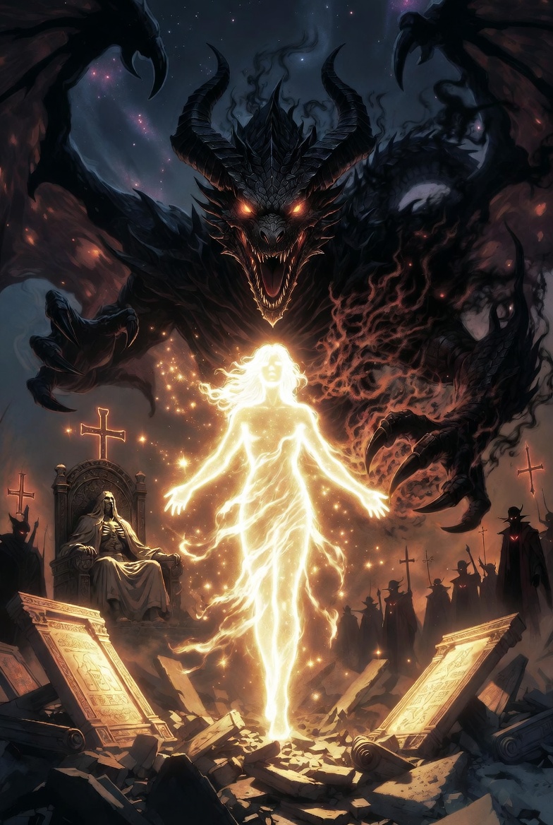 The Overlord Dragon in the Flesh: The Hidden Story of the True Female Creator, Erased History, and the Rewritten God of this World